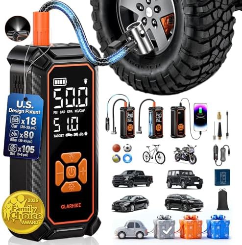 Dual Power Portable Car Air Pump