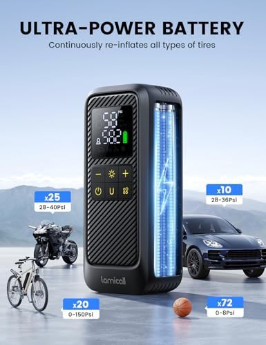 Fast Cordless Smart Tire Pump — photo 4
