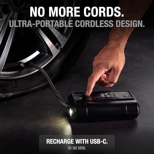 Cordless 12V portable 17 LPM compressor — photo 3