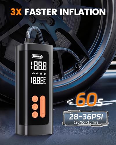 Cordless and 12V DC portable air inflator — photo 2