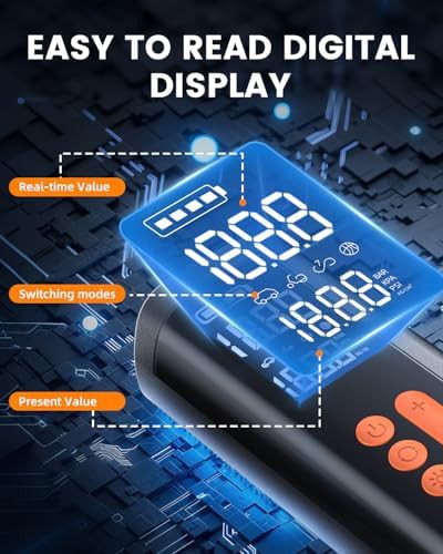 Cordless and 12V DC portable air inflator — photo 3