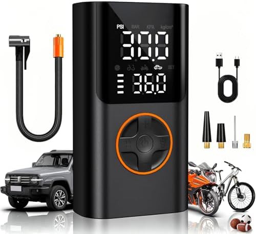Fast Inflation Portable Tire Pump