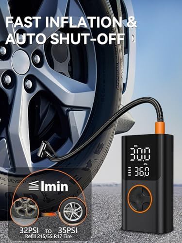 Fast Inflation Portable Tire Pump — photo 3