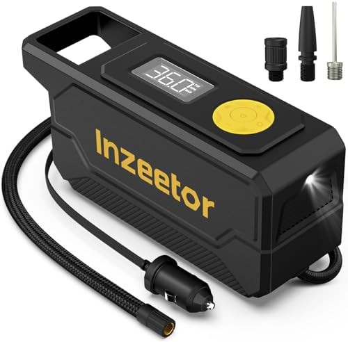 Black Digital Portable Air Compressor