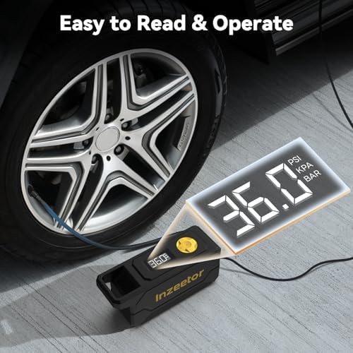 Black Digital Portable Air Compressor — photo 5