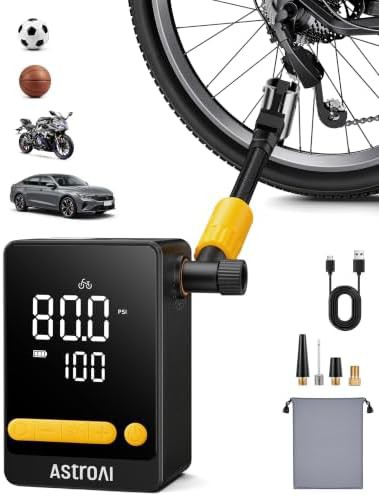 Fast inflate mini bicycle and car pump