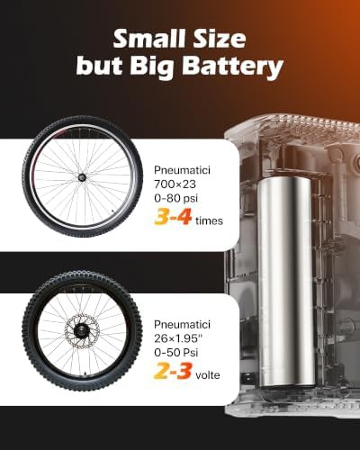 Mini electric bike pump with auto stop — photo 4
