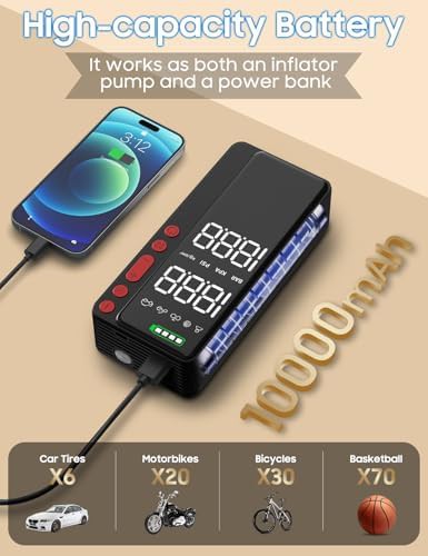 High Capacity Battery Portable Inflator — photo 4