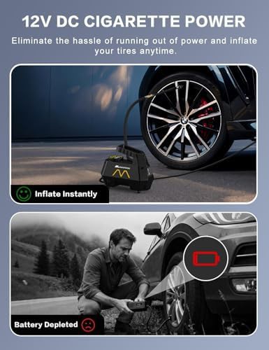 Portable 12V DC car air compressor — photo 5