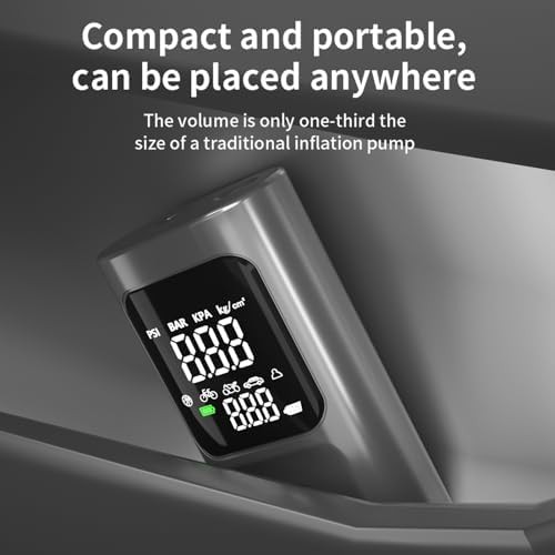 Portable digital air pump with auto shut off — photo 3