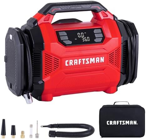 Dual Power Digital Inflator with Auto Shutoff