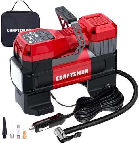 Portable 12V Digital Inflator with Auto Shutoff