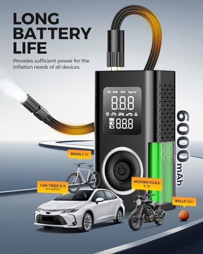 Type-C Rechargeable Smart Air Pump with LED — photo 4