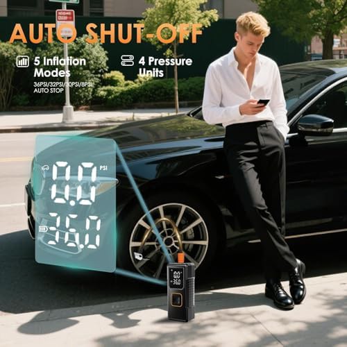 Cordless and 12V DC Portable Air Pump — photo 4