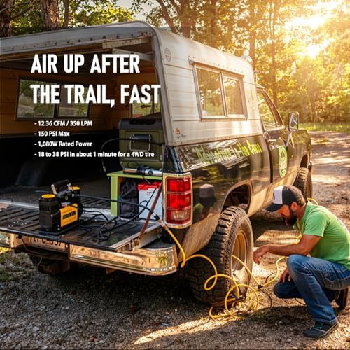 Dual tire off-road air compressor — photo 3