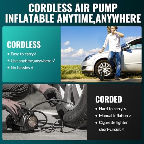 Cordless high speed digital tire pump — photo 5
