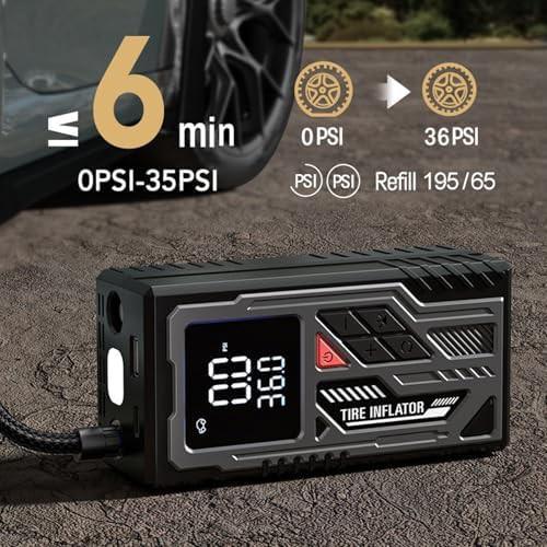 Smart cordless air pump with LED — photo 4