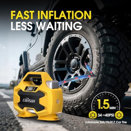 Heavy Duty Dual Cylinder Tire Inflator Pump — photo 3