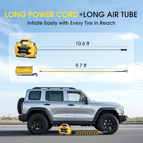 Heavy Duty Dual Cylinder Tire Inflator Pump — photo 5