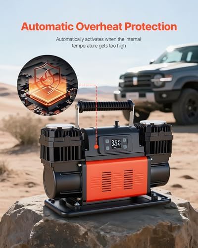 Auto Stop Portable Inflator with LCD Display — photo 5