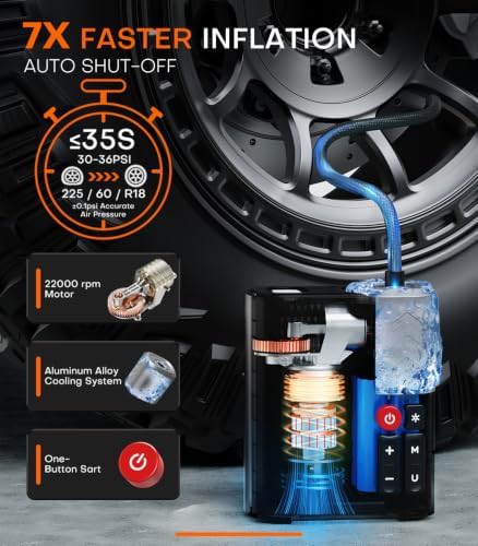 SuperBars cordless air compressor with 160 PSI capacity — photo 2
