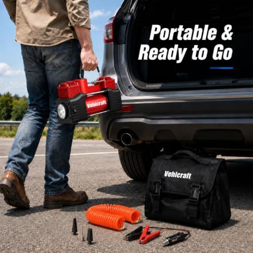 Dual Cylinder 150 PSI Car Air Pump — photo 5