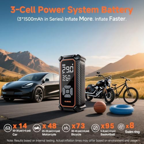 Handheld Cordless Bike Pump with 150 PSI Capacity — photo 4