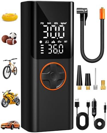 Cordless Rechargeable Portable Air Compressor