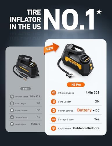 H2 Pro cordless portable air compressor — photo 3