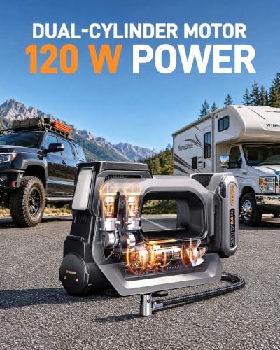 Dual Cylinder Cordless Air Compressor for Trucks — photo 3