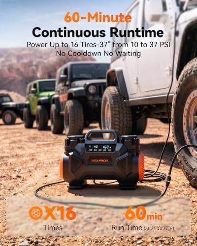 HyperFlow offroad high runtime air pump — photo 3