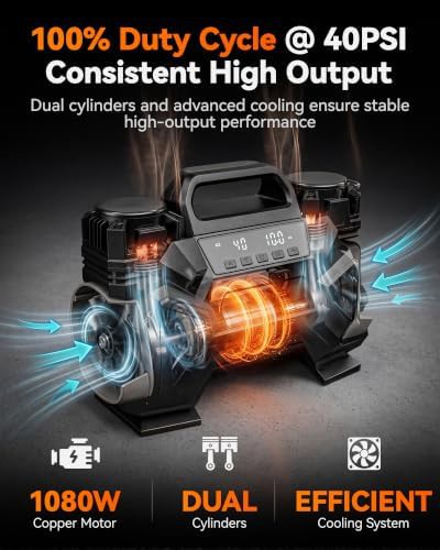 HyperFlow offroad high runtime air pump — photo 5