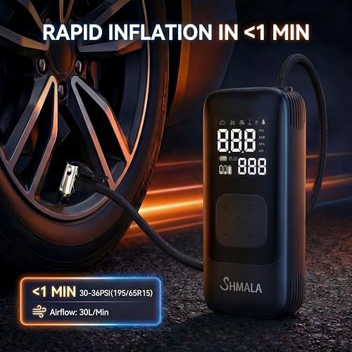 Cordless Portable Air Pump with Digital Gauge — photo 3