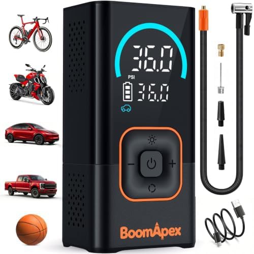 Digital bike pump with color display
