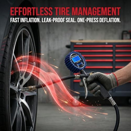 Heavy duty digital tire gauge kit — photo 4
