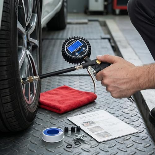 Heavy duty digital tire gauge kit — photo 5