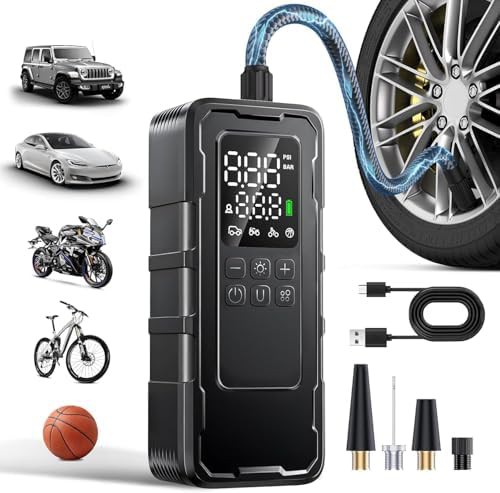 Cordless rechargeable 150 PSI air pump