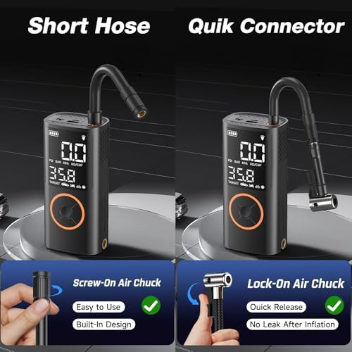 Compact Cordless Bike Pump with Power Bank — photo 4