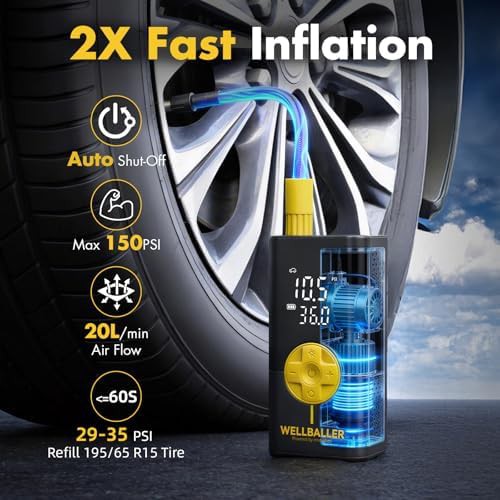 Long Battery Life Cordless 150 PSI Inflator — photo 3