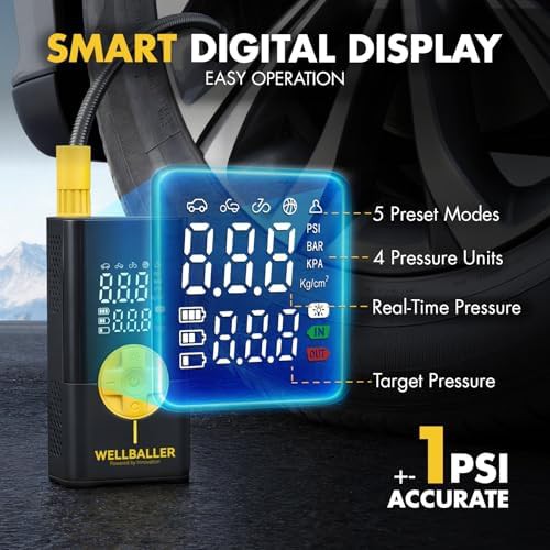 Long Battery Life Cordless 150 PSI Inflator — photo 4