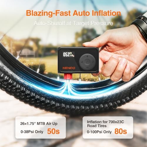 Mini Electric Presta Compatible Bike Pump — photo 3