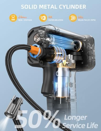 Portable Air Compressor with Auto Shut Off — photo 3