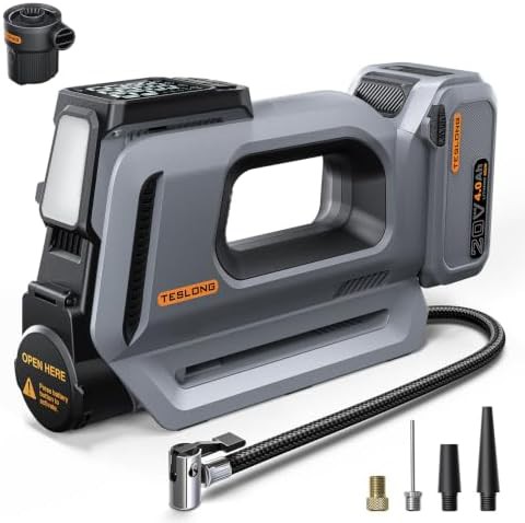 Heavy Duty Cordless Dual Cylinder Air Pump