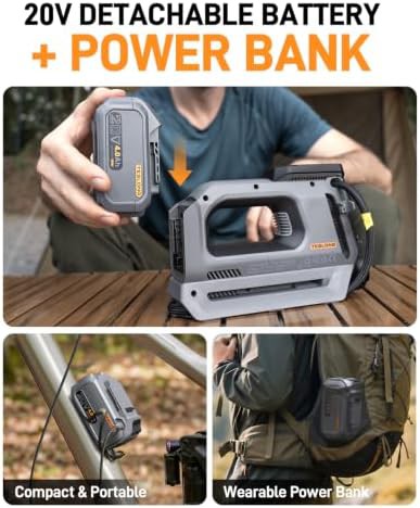 Heavy Duty Cordless Dual Cylinder Air Pump — photo 5