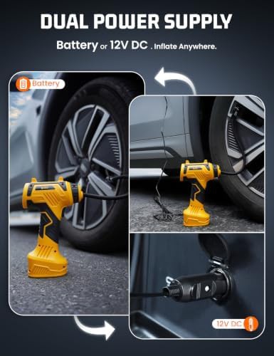 Dual Power Battery Tire Inflator — photo 5