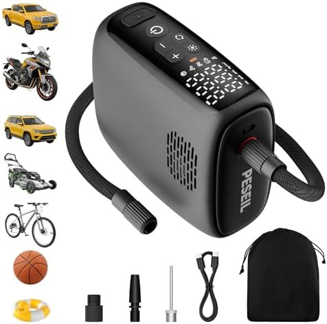 Car portable air compressor for vehicles