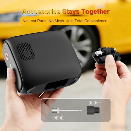 Car portable air compressor for vehicles — photo 2