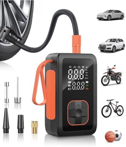 Cordless 12V hybrid black air pump