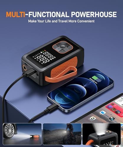 Cordless 12V hybrid black air pump — photo 5